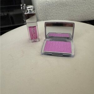 Dior Lip Glow Oil and Blush in Vibrant Pink Liplac